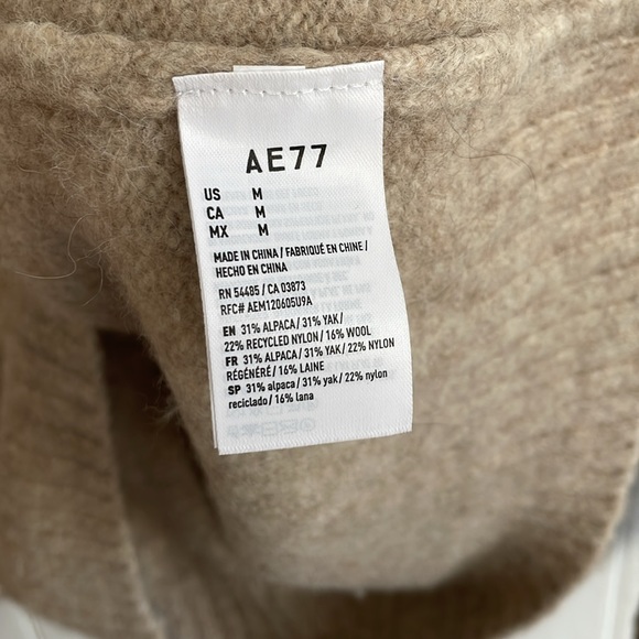 AE77 Men’s Premium Alpaca Blend Sweater - Picture 4 of 5
